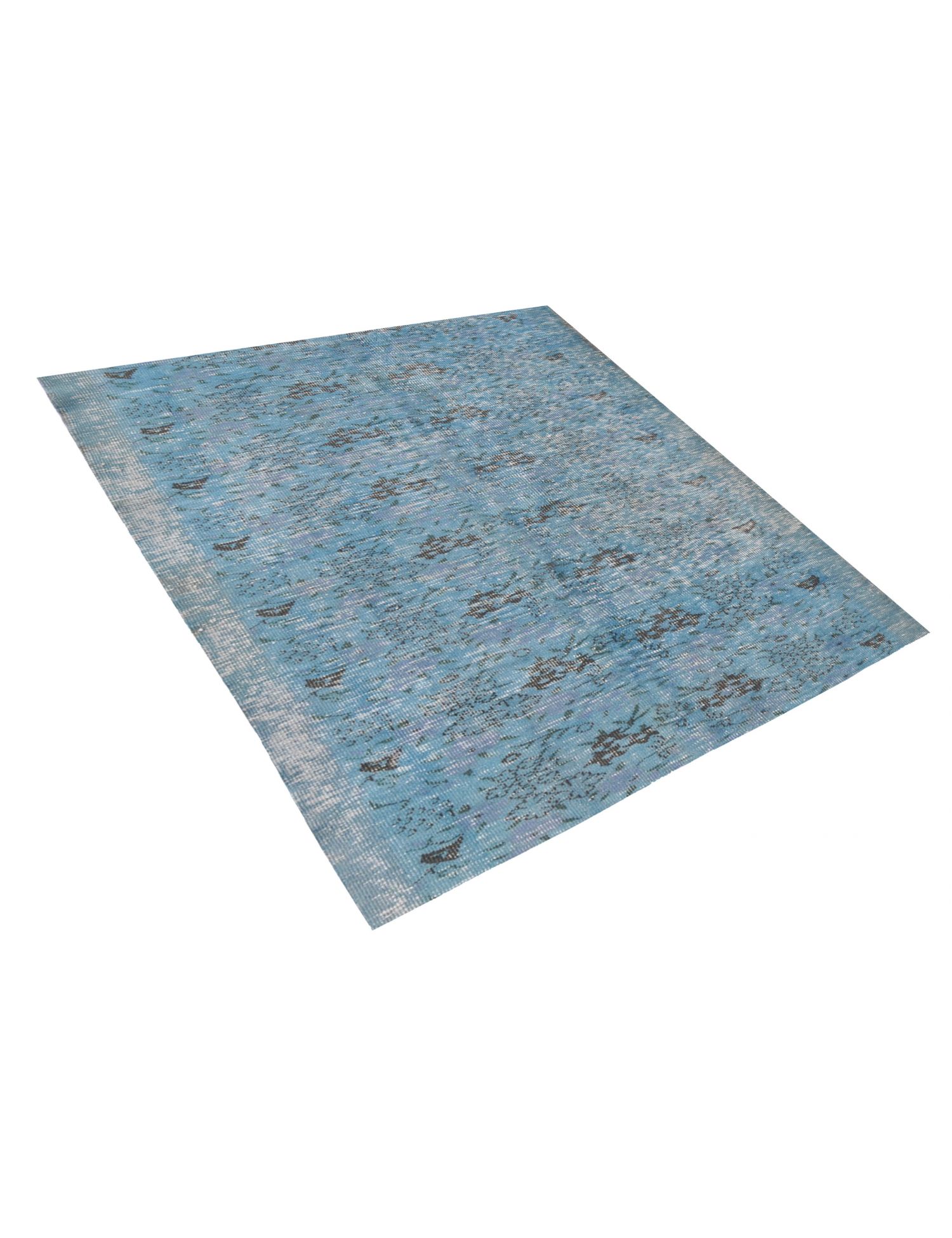 Vintage Teppich  blau <br/>161 x 161 cm