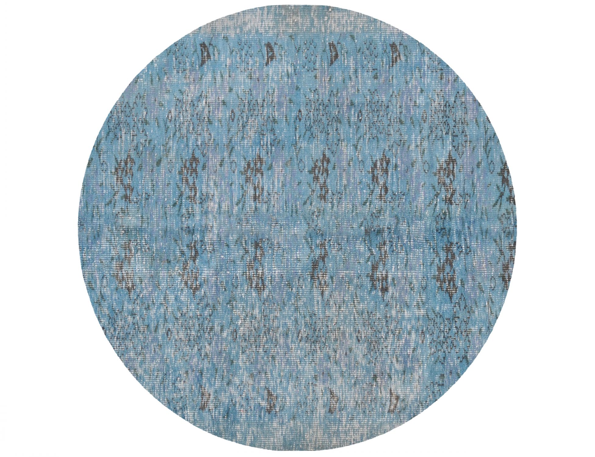 Tappeto Vintage  blu <br/>161 x 161 cm