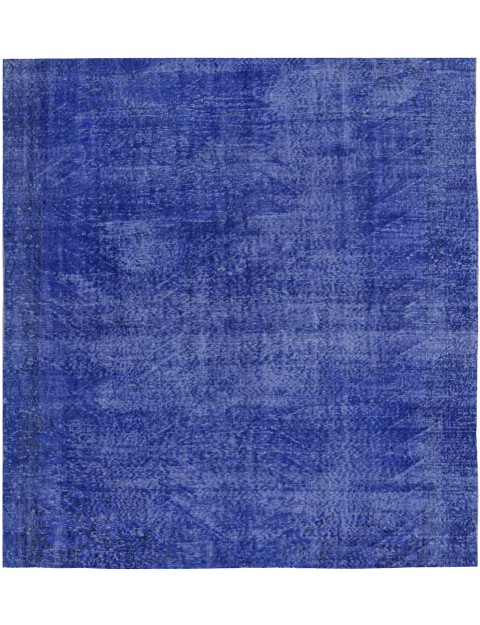Blau Türkei Vintage Teppich 196 x 196 cm