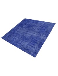 Blau Türkei Vintage Teppich  196 x 196 cm