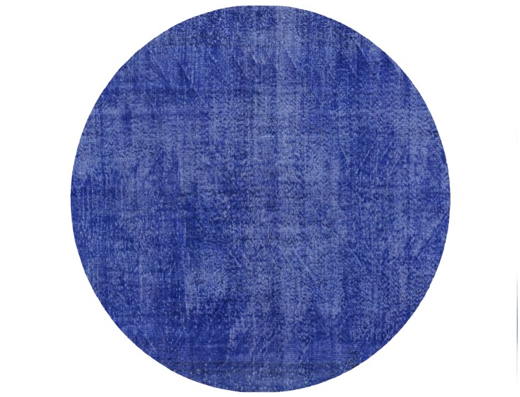Blu Turco Tappeto Vintage 196 x 196 cm