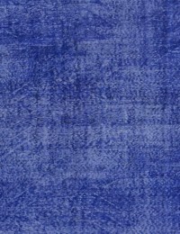 Blu Turco Tappeto Vintage 196 x 196 cm - view 3