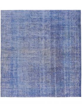 Vintage Teppich 180 X 180 blau