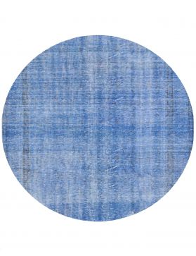 Vintage Teppich 160 X 160 blau