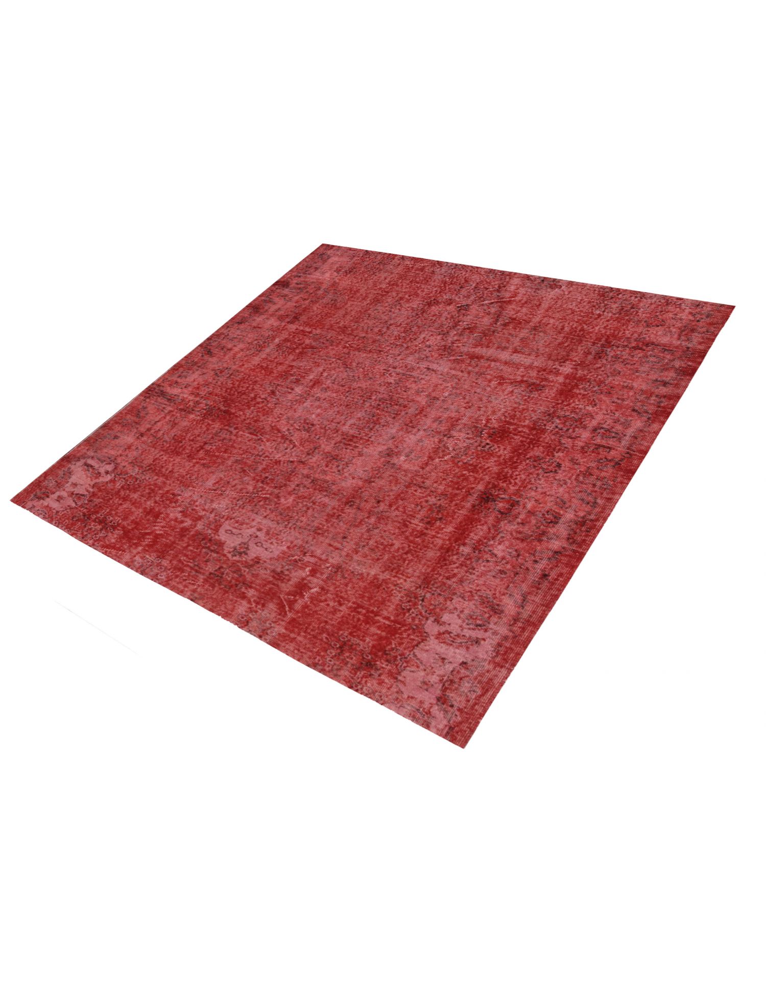 Vintage Teppich  rot <br/>183 x 183 cm