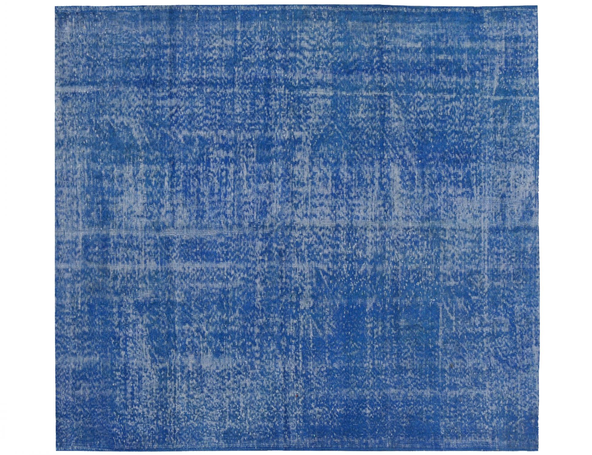 Vintage Teppich  blau <br/>163 x 163 cm