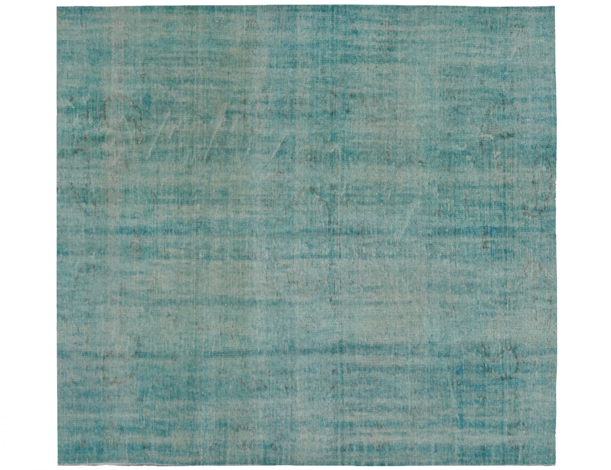 Vintage Teppich  blau <br/>178 x 178 cm