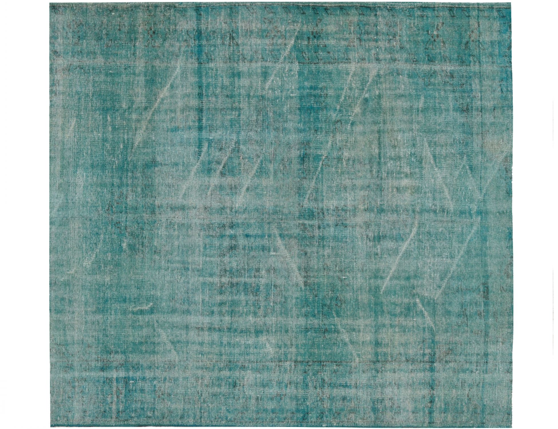 Vintage Teppich  blau <br/>176 x 176 cm