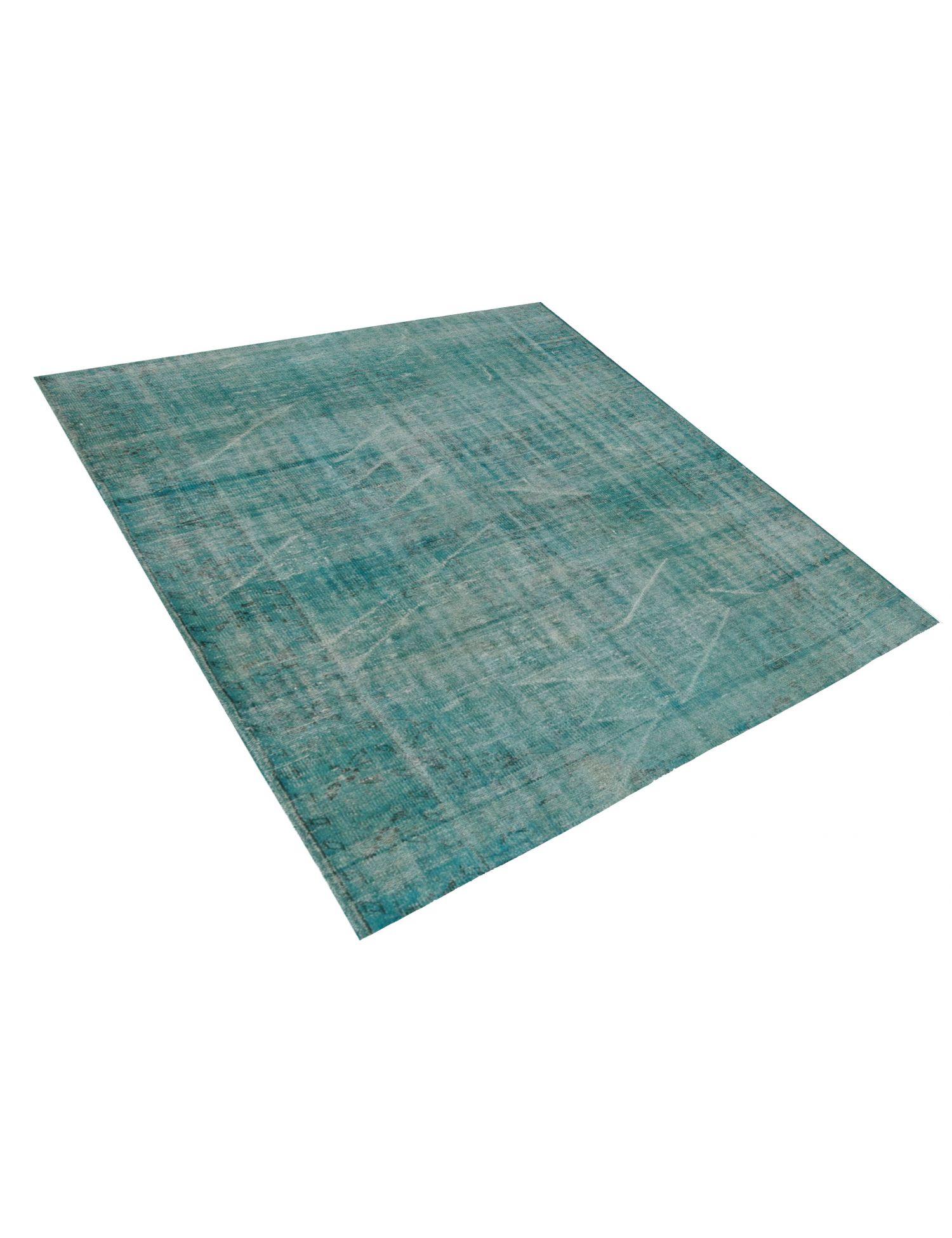 Vintage Teppich  blau <br/>176 x 176 cm