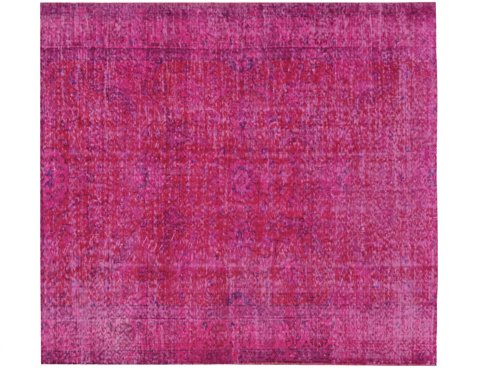Vintage Teppich  lila <br/>160 x 160 cm