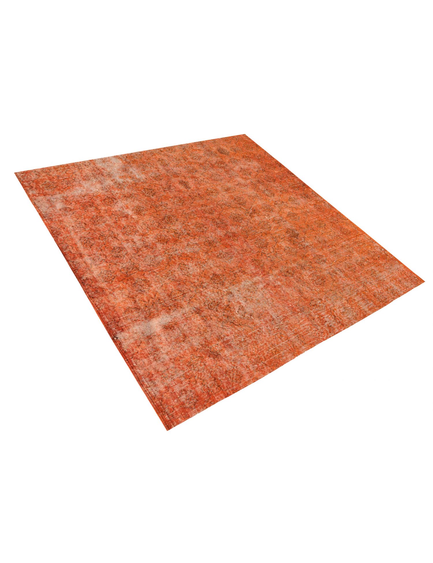 Vintage Teppich  orange <br/>176 x 176 cm