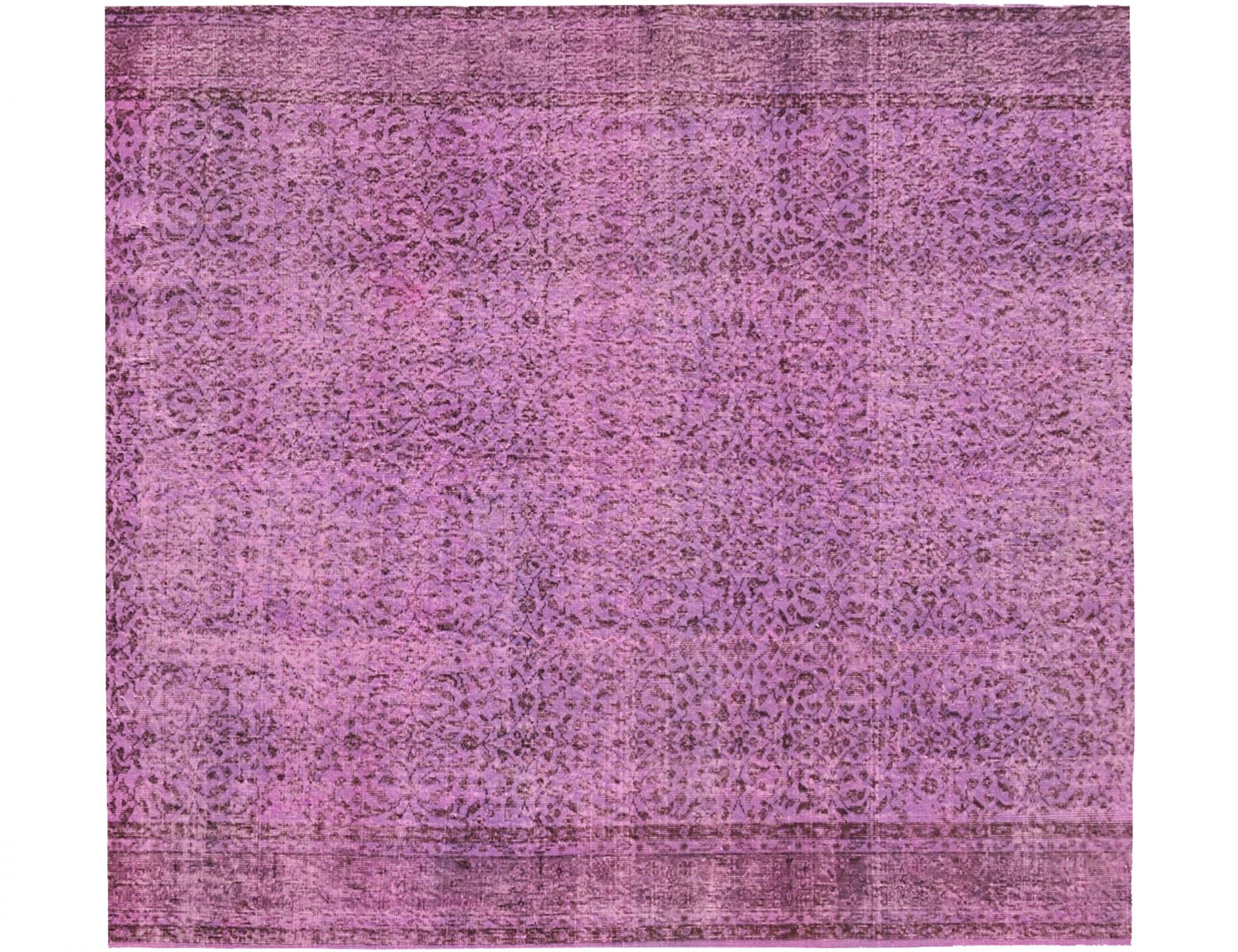 Vintage Teppich  lila <br/>210 x 210 cm