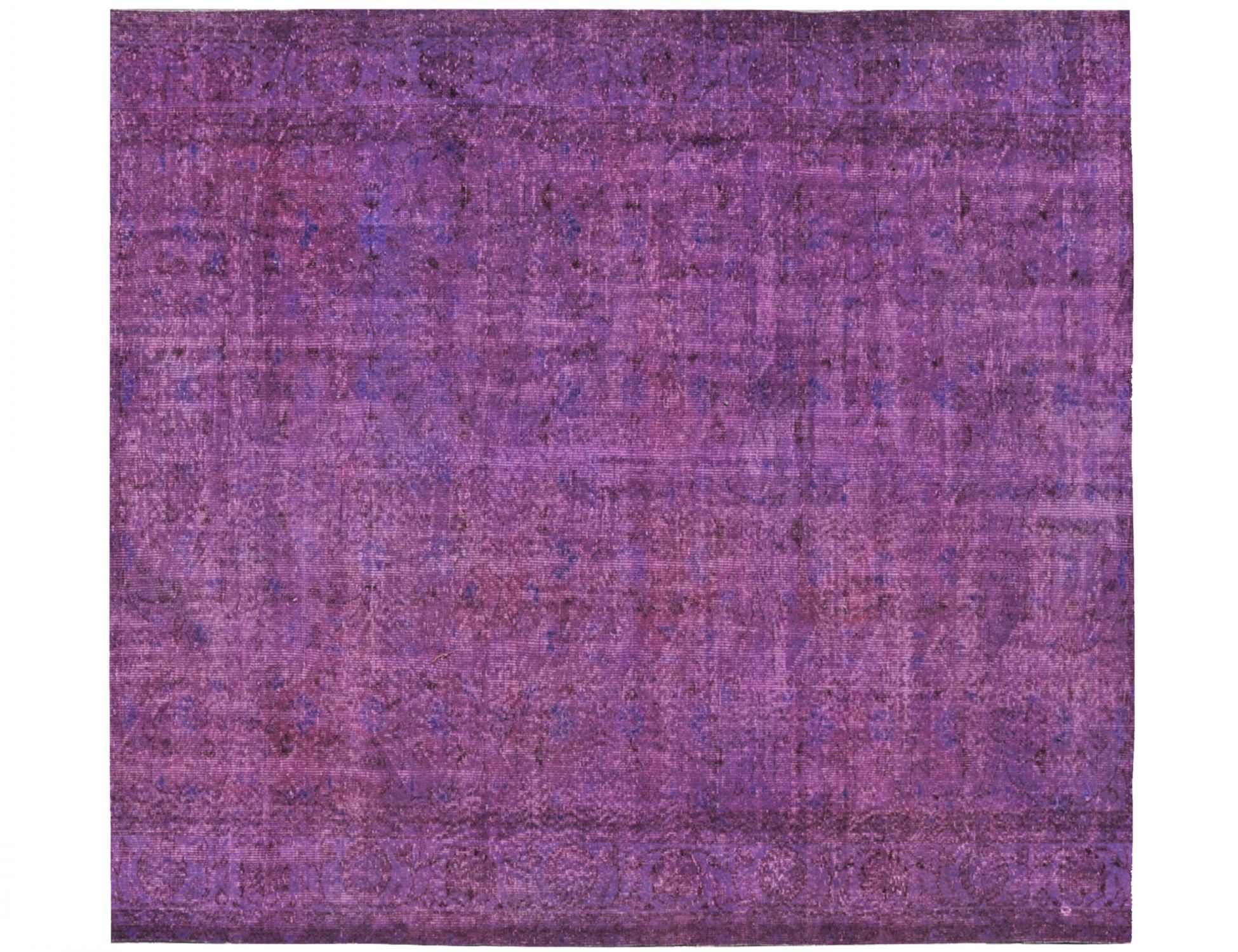 Vintage Teppich  lila <br/>190 x 190 cm