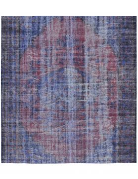 Vintage Carpet 191 X 191 sininen