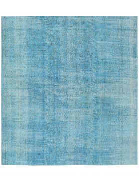 Vintage Carpet 177 X 177 sininen