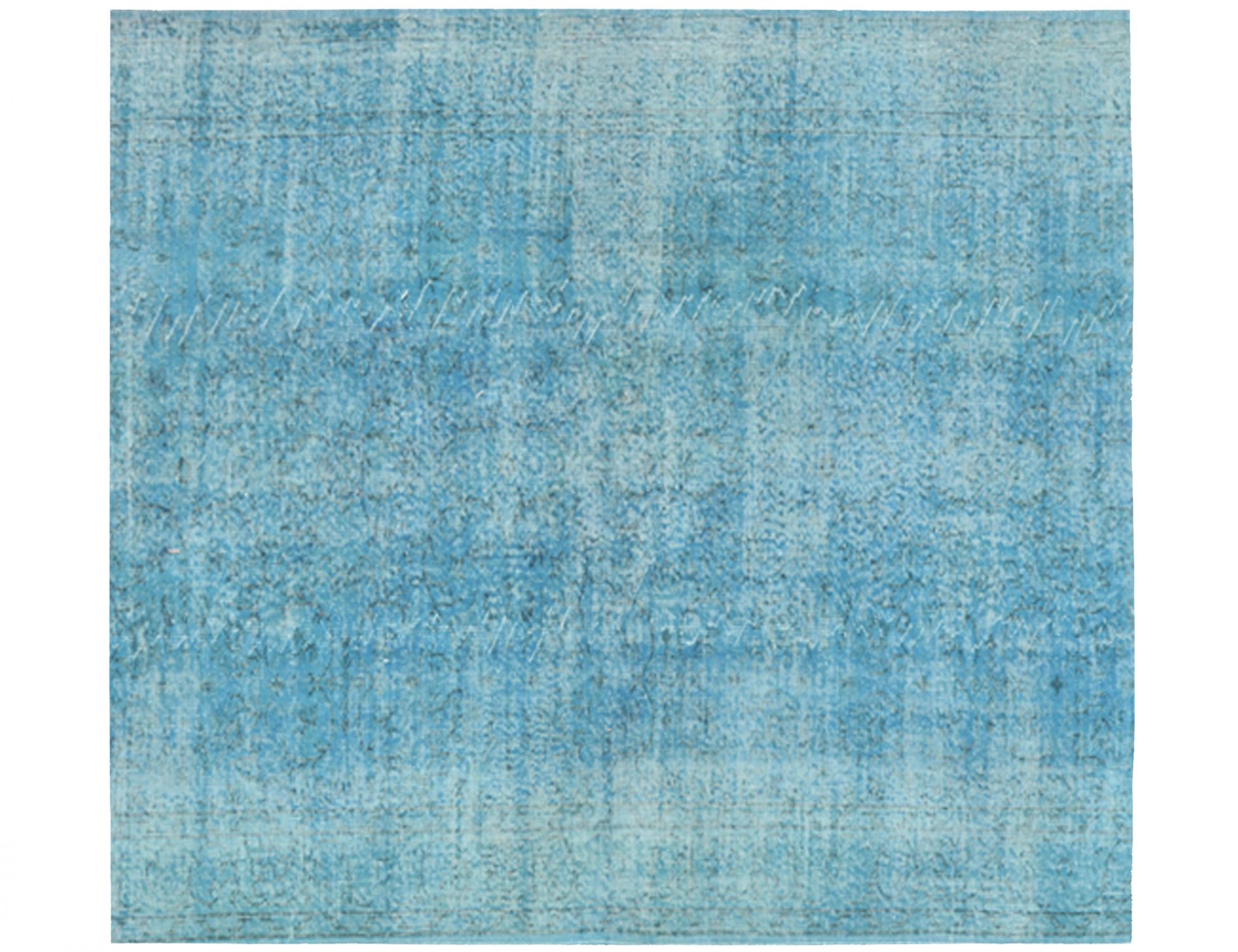 Vintage Teppich  blau <br/>177 x 177 cm