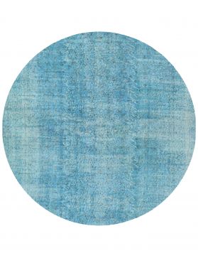  Vintage Tapis 177 X 177 bleu