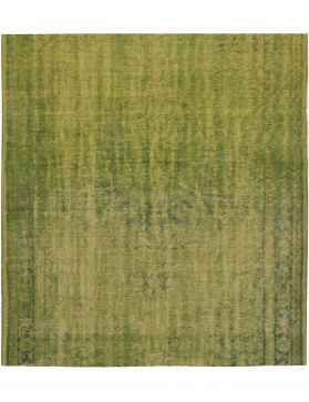 Vintage Teppich 170 X 170 grün