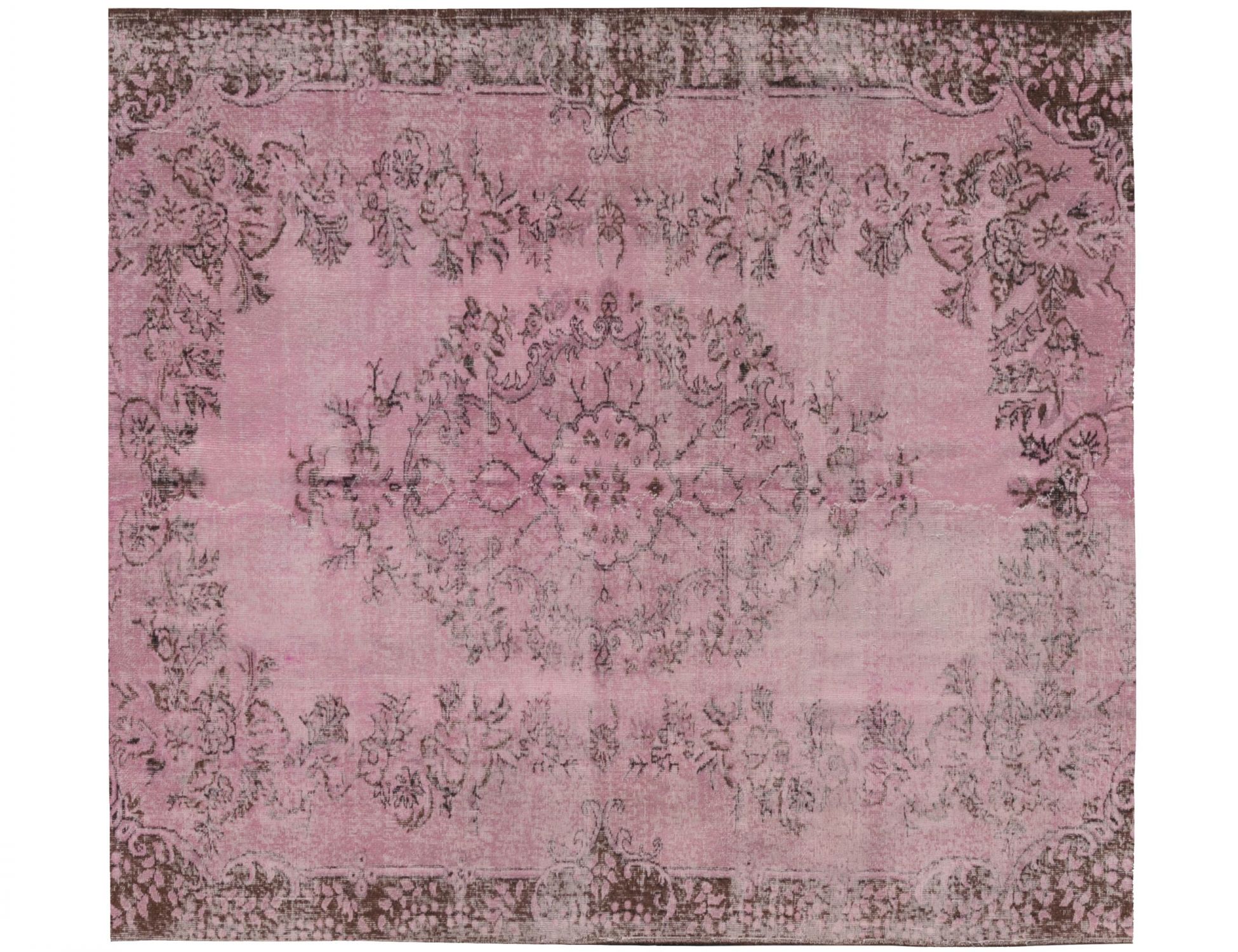 Tappeto Vintage  rosa <br/>196 x 196 cm