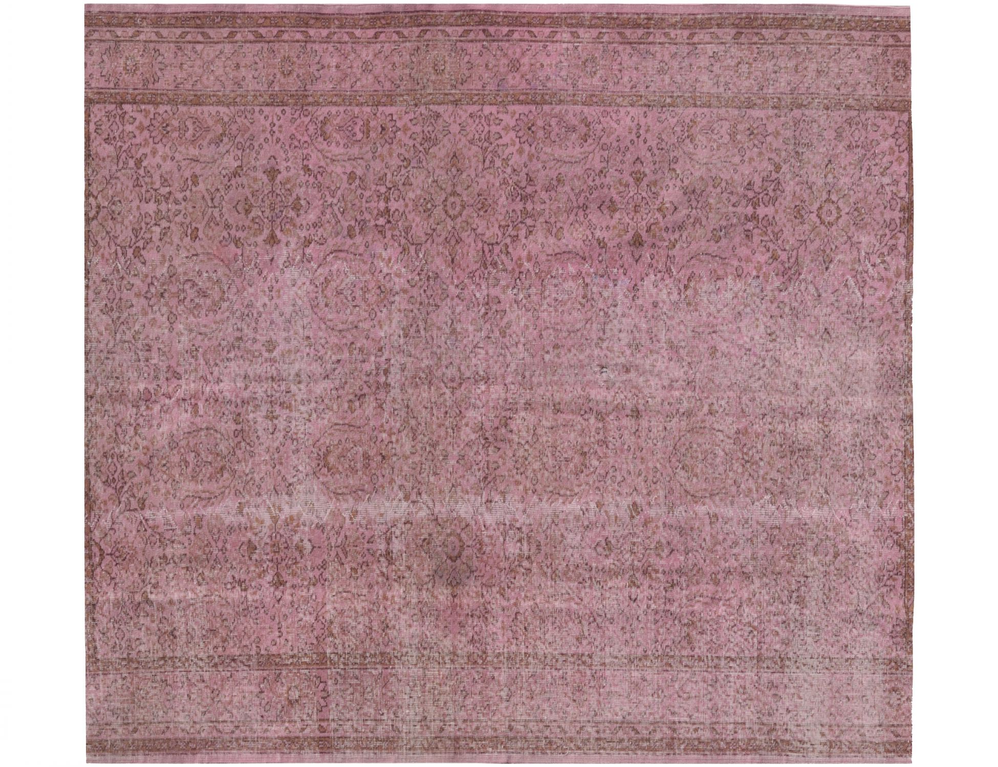 Vintage Teppich  rosa <br/>200 x 200 cm