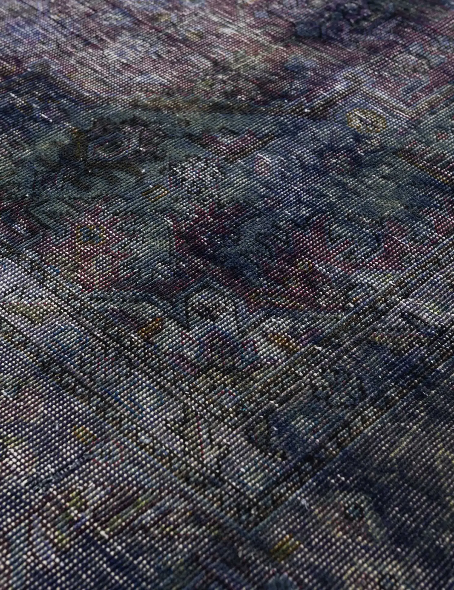 Blue Persia Vintage Carpet 310 x 223 cm - Unique Handmade Carpet