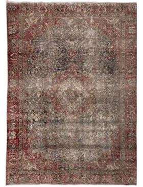 Beige Persien Retro Matta 302 x 203 cm