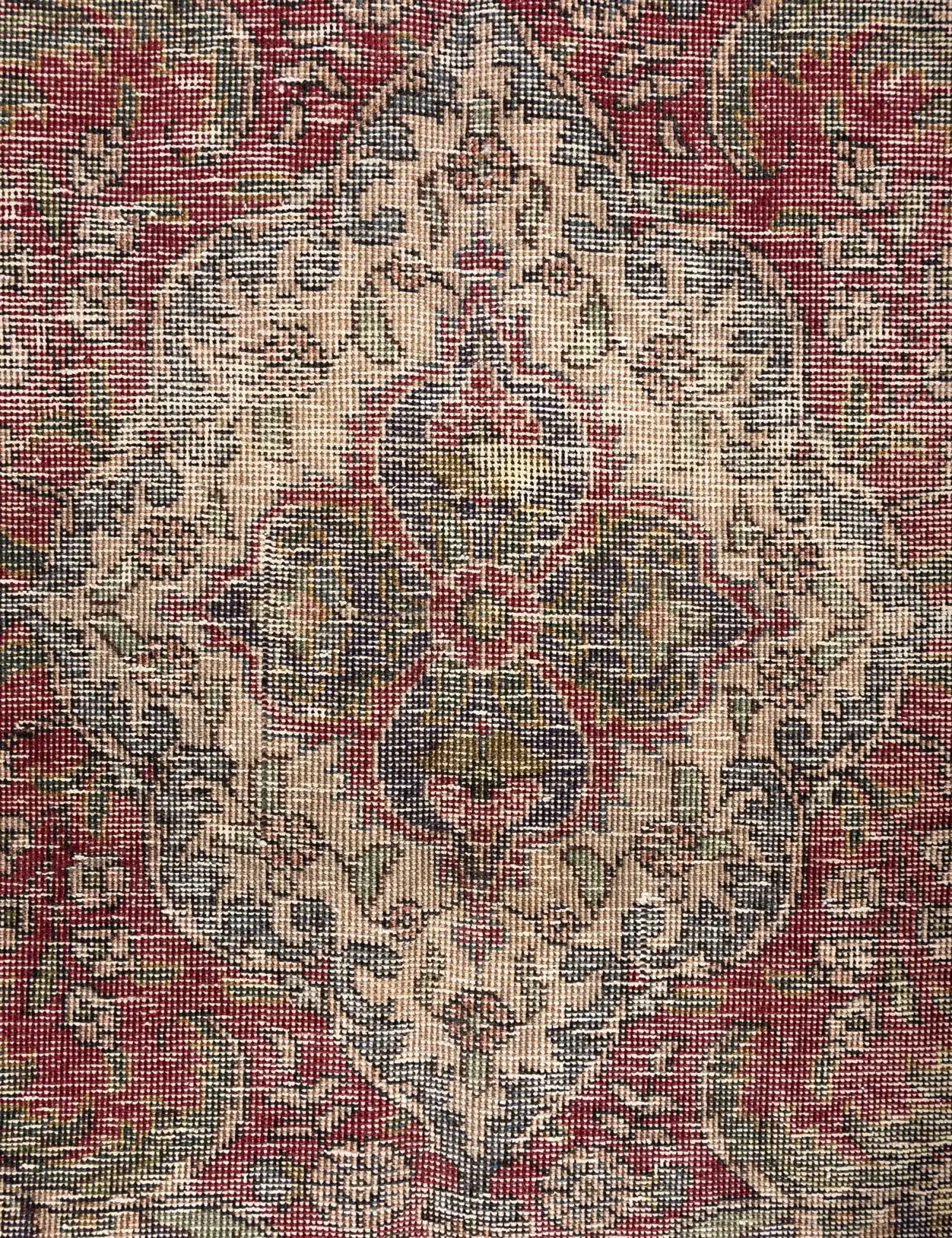 Beige Persien Retro Matta 302 x 203 cm - Unik handgjord matta