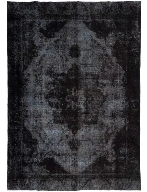 Schwarz Persien Vintage Teppich 367 x 263 cm