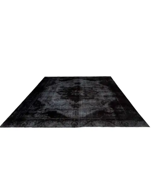 Schwarz Persien Vintage Teppich 367 x 263 cm - view 2