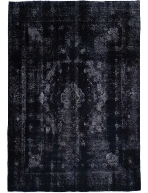 Schwarz Persien Vintage Perserteppich 385 x 288 cm
