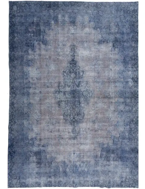 Blau Persien Vintage Perserteppich 350 x 250 cm