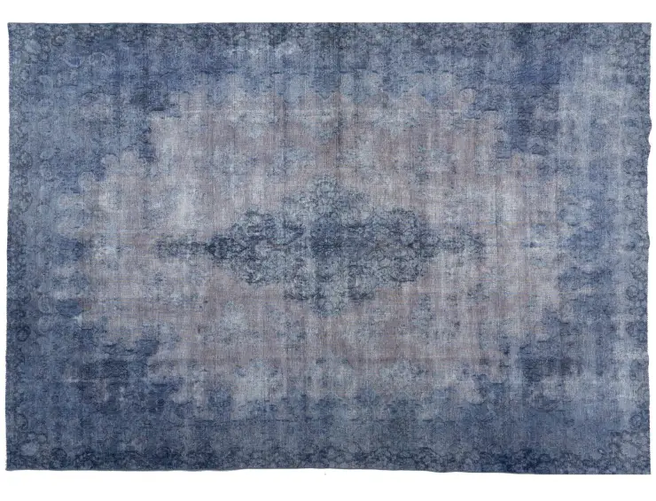 Blå Persien Vintage Matta 350 x 250 cm