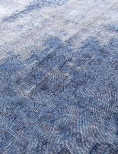 Blau Persien Vintage Perserteppich 350 x 250 cm - view 4