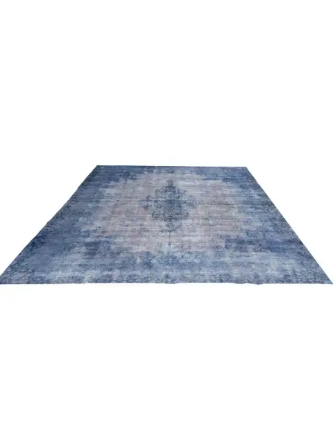 Blau Persien Vintage Perserteppich 350 x 250 cm - view 1