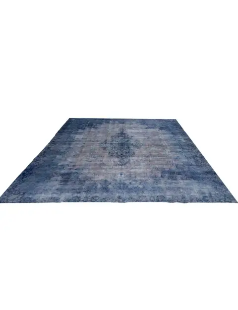 Blau Persien Vintage Perserteppich 350 x 250 cm - view 2