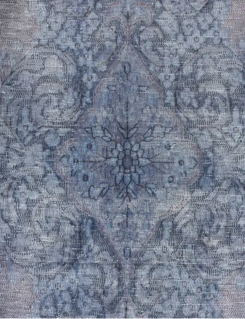 Blau Persien Vintage Perserteppich 350 x 250 cm - view 3