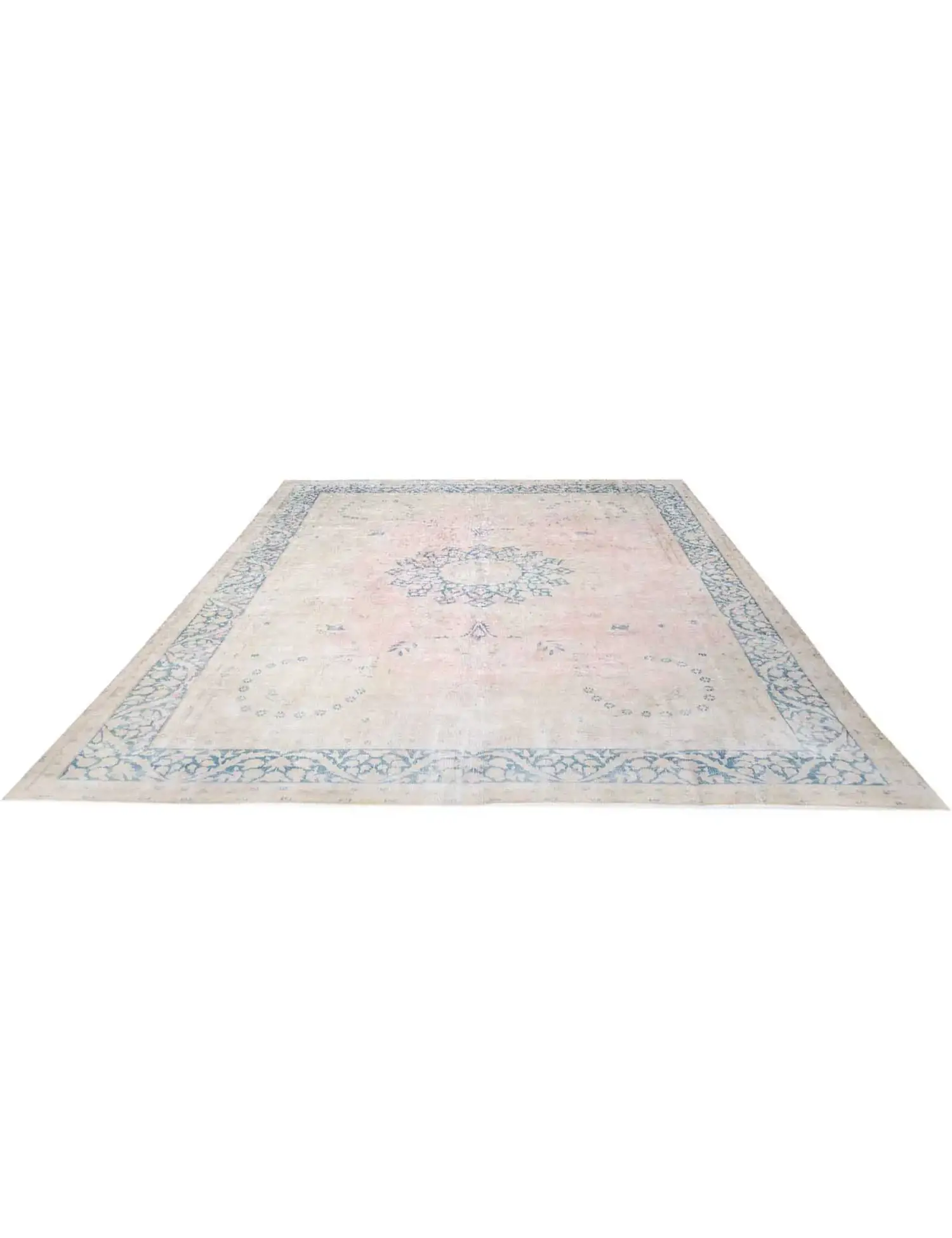 Beige Persa Vintage Heritage 346 x 252 cm - Alfombra única hecha a mano