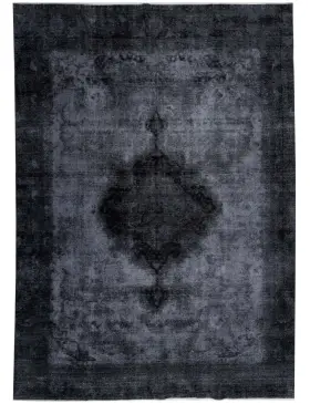 Svart Persien Vintage matta 387 x 261 cm