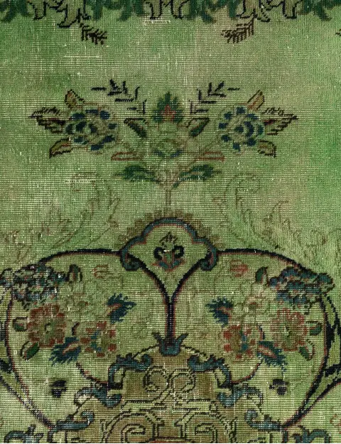 Grün Persien Vintage Teppich 318 x 278 cm - view 3