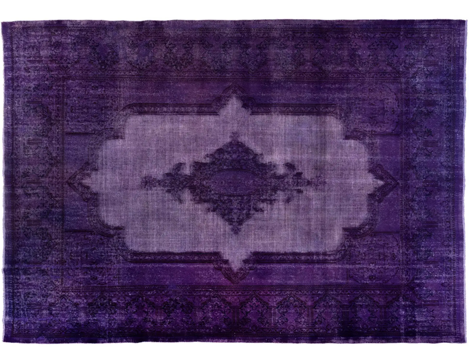 Lila Persien Vintage Heritage 370 x 267 cm - Unik handgjord matta