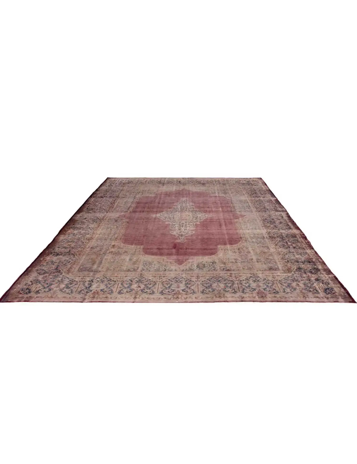 Violetti Persia Stonewash 400 x 300 cm - Ainutlaatuinen käsintehty matto