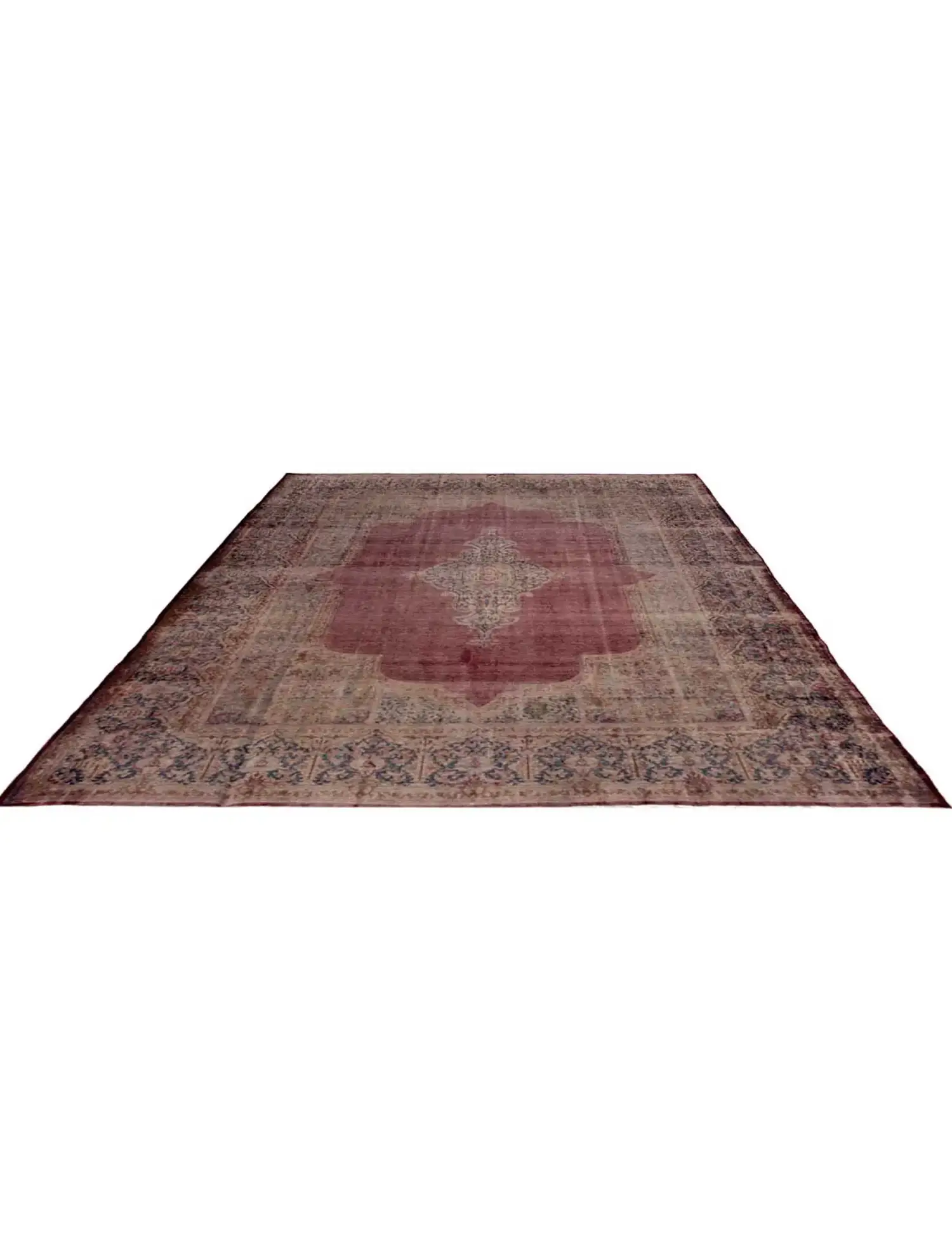 Violetti Persia Stonewash 400 x 300 cm - Ainutlaatuinen käsintehty matto