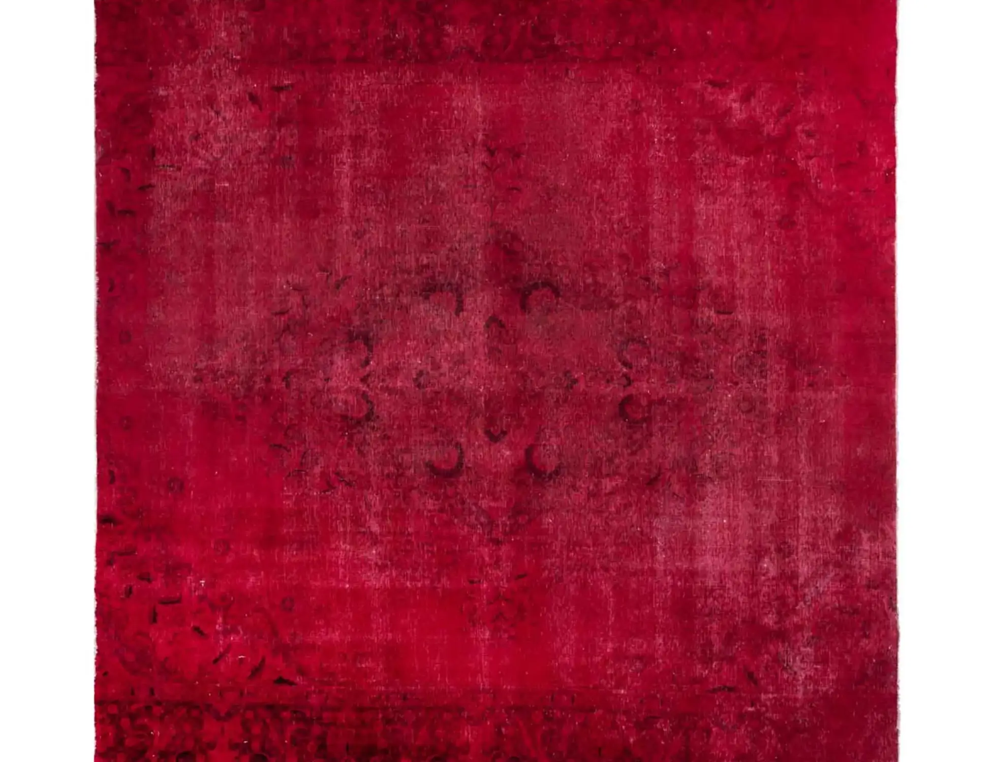 Red Persia Persian Vintage Carpet 290 x 265 cm - Unique Handmade Carpet