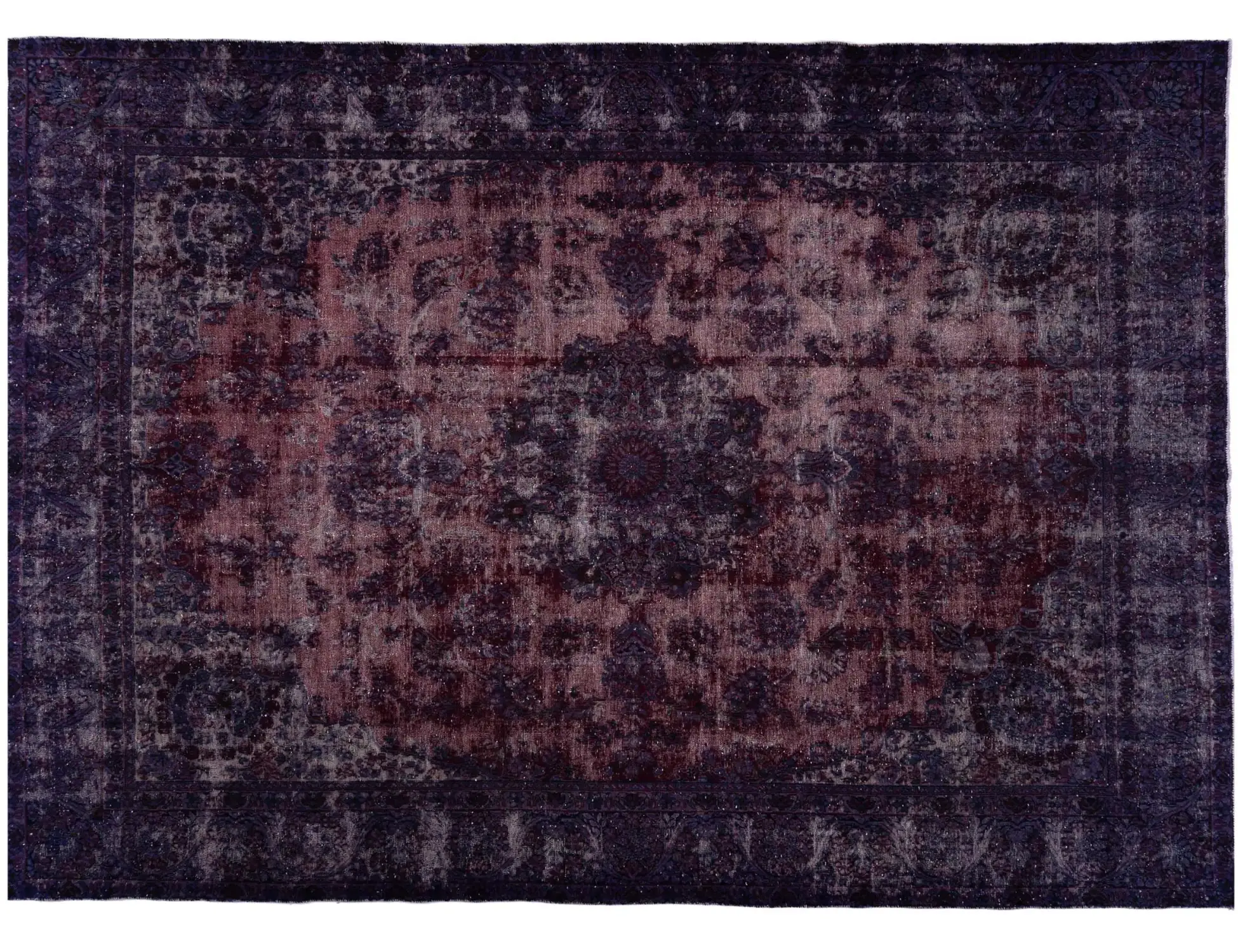 Lila Persien Persisk vintage matta 400 x 295 cm - Unik handgjord matta