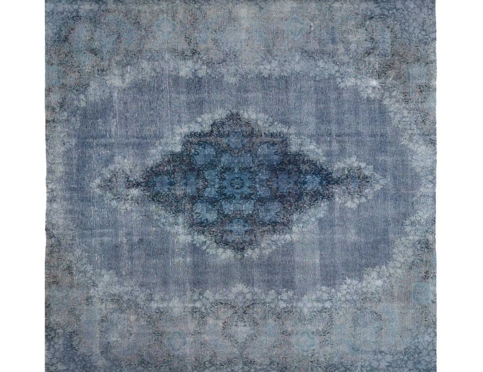 Azul Persa Alfombra persa vintage 290 x 295 cm