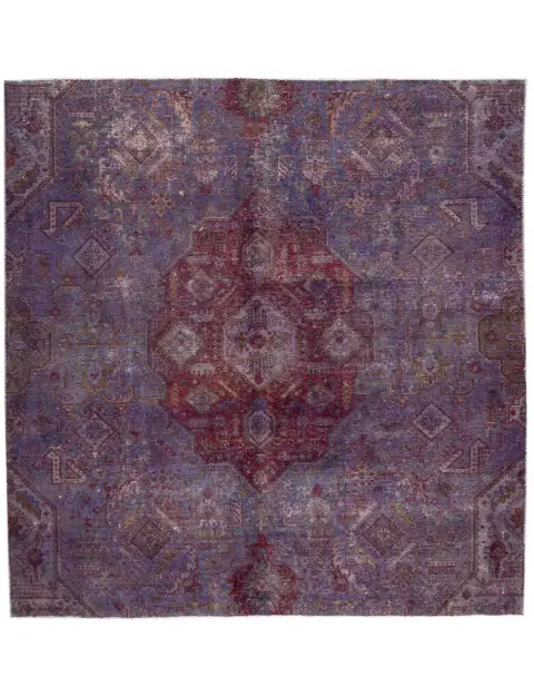 Lila Persien Persisk vintage matta 233 x 210 cm