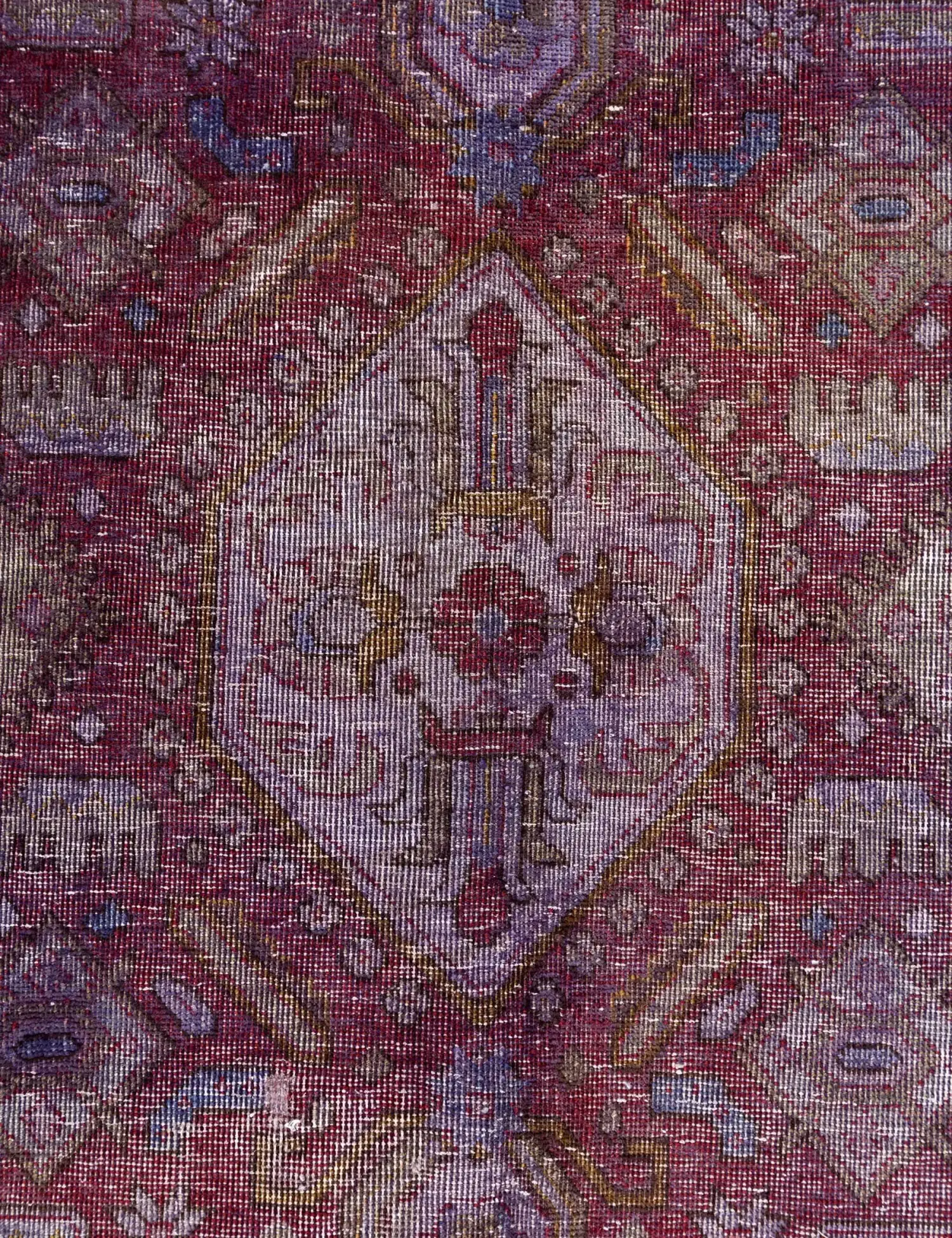 Viola Persiano Tappeto vintage persiano 233 x 210 cm - Tappeto unico fatto a mano