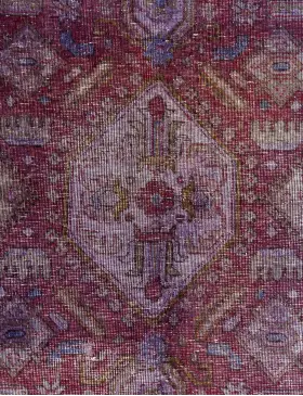 Lila Persien Persischer Vintage Teppich 233 x 210 cm - view 4