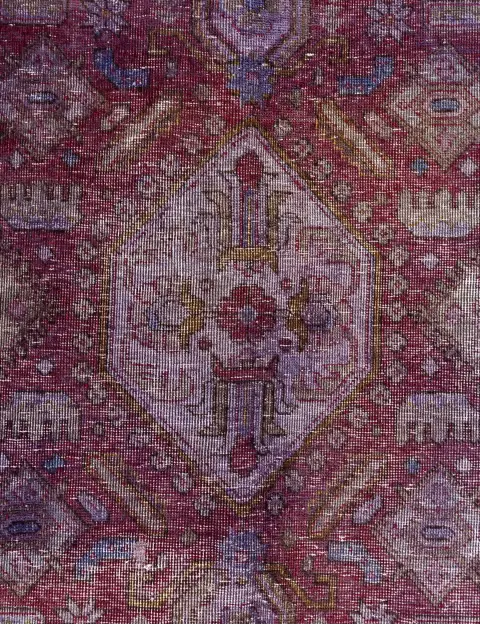 Lila Persien Persisk vintage matta 233 x 210 cm - view 4