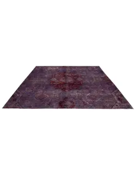 Lila Persien Persischer Vintage Teppich 233 x 210 cm - view 2